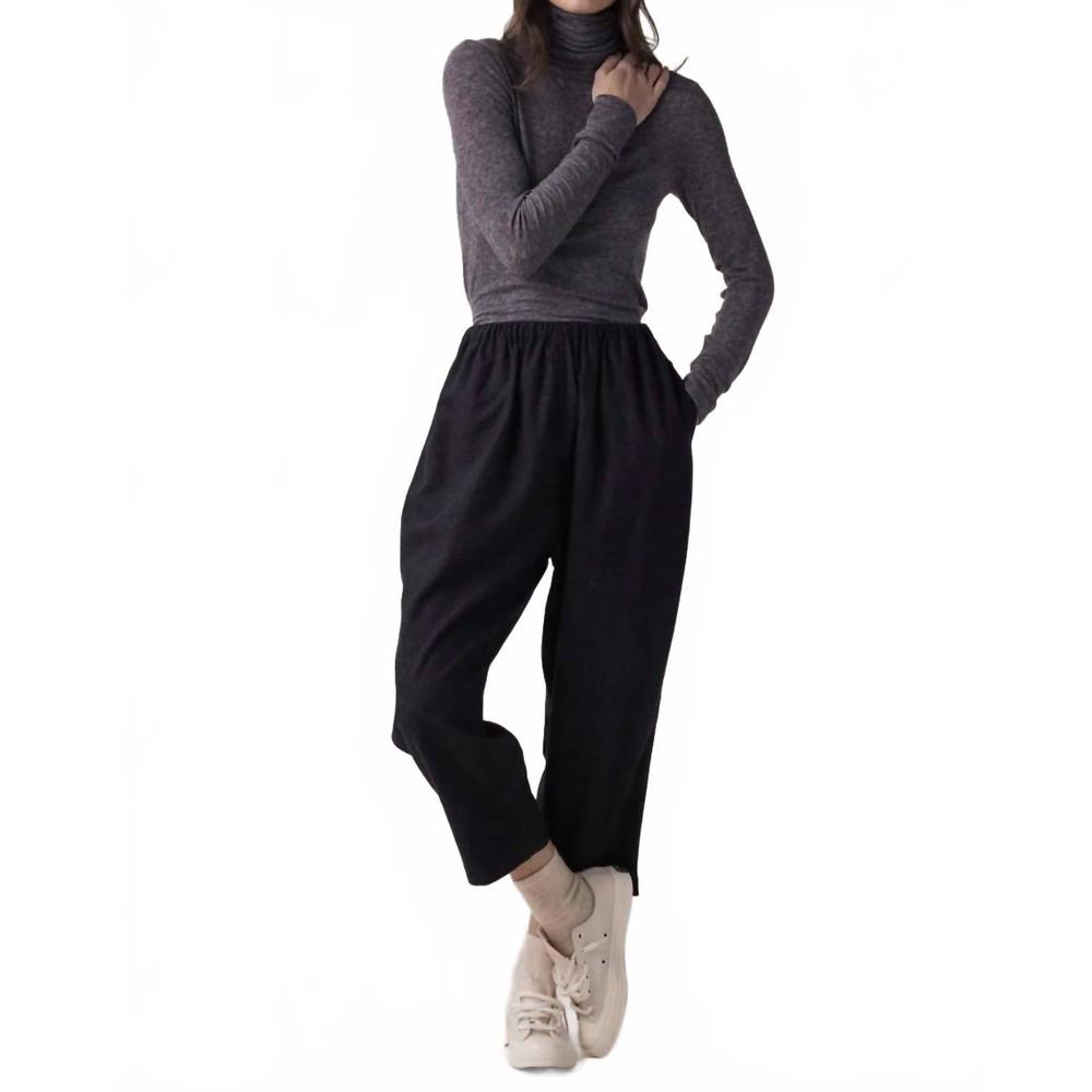 NEW AMENTE charcoal pant in charcoal